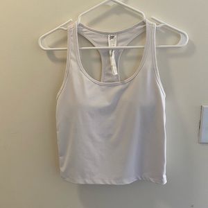 Fabletics Cinched crop tank with built in bra
